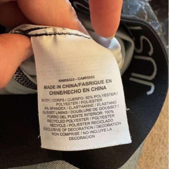 Nike Dri-Fit Grey Black Capri Leggings Small - Picture 6 of 6